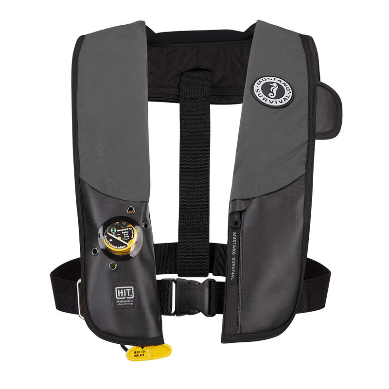 Mustang HIT Hydrostatic Inflatable PFD - Grey/Black - Automatic/Manual [MD318302-262-0-202] - Houseboatparts.com