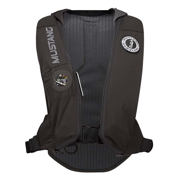 Mustang Elite 28 Hydrostatic Inflatable PFD - Black - Automatic/Manual [MD5183-13-0-202] - Houseboatparts.com