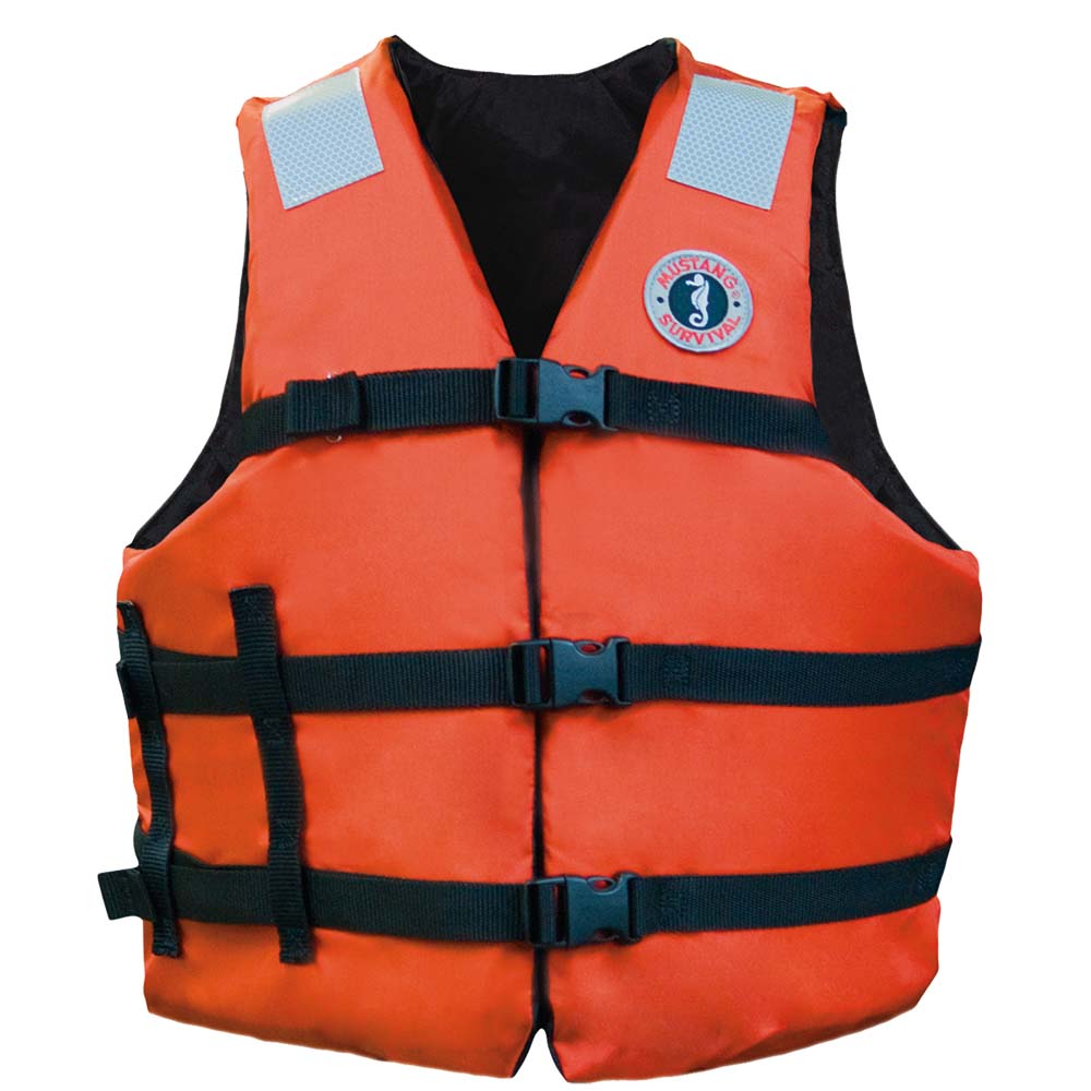 Mustang Flotation Vest - Orange - Adult Universal [MV3104T1-2-0-216] - Houseboatparts.com