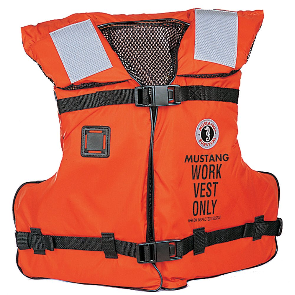 Mustang Type III/V Work Vest - Orange - Adult Universal [MV3192-2-0-16] - Houseboatparts.com