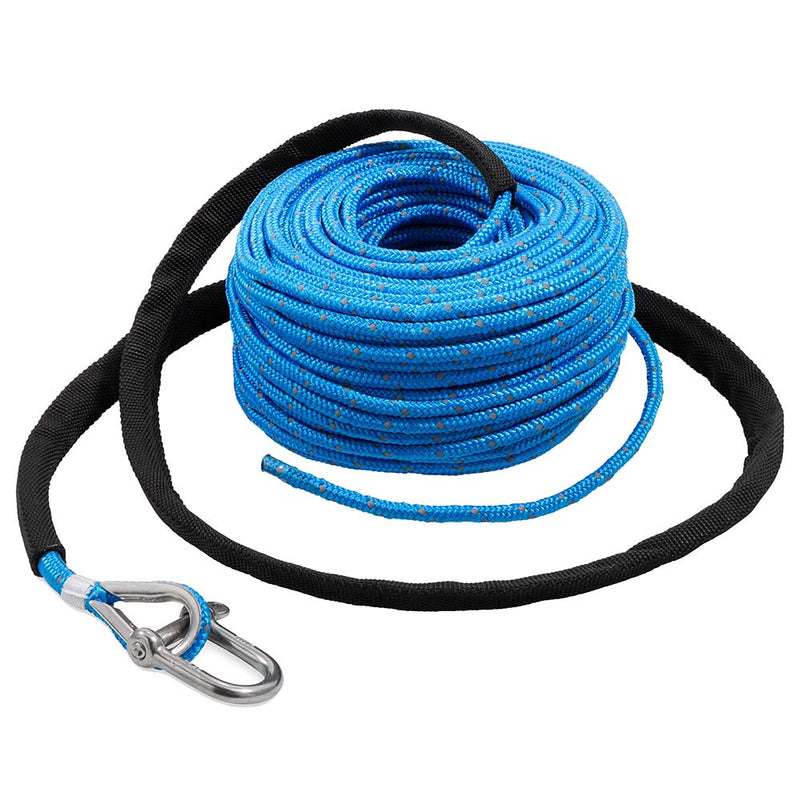 TRAC Outdoors Anchor Rope - 3/16" x 100 w/SS Shackle [69080] - Houseboatparts.com