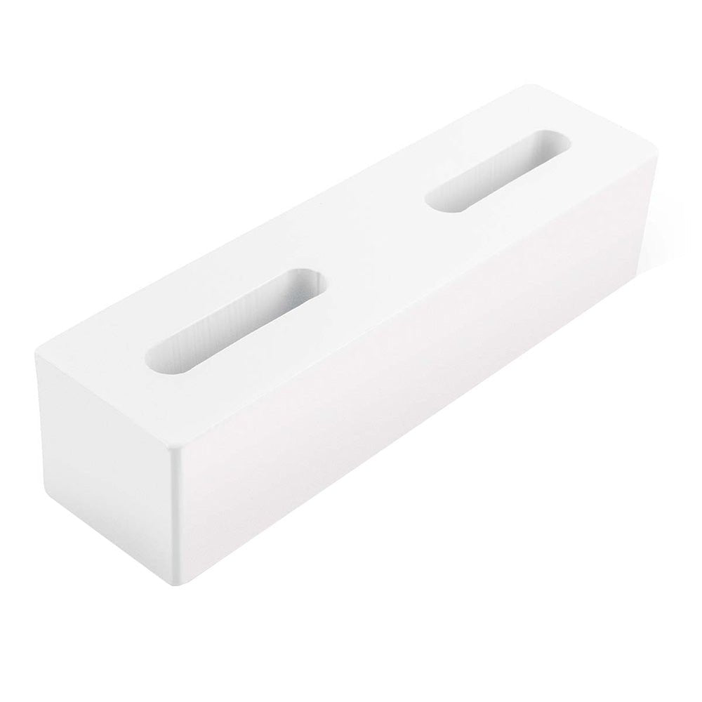 Minn Kota Raptor Adapter Bracket 2" Spacer - White [1810357] - Houseboatparts.com