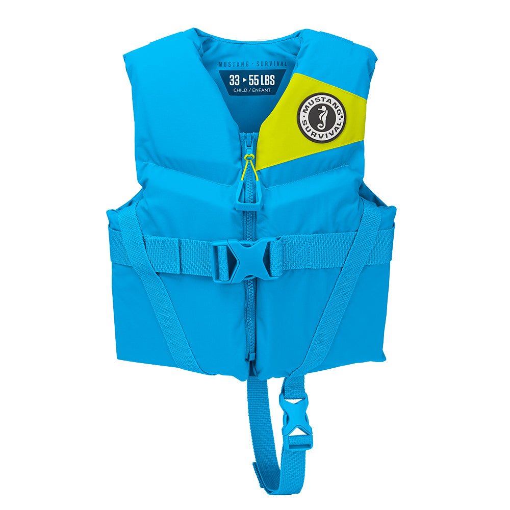 Mustang Child REV Foam Vest - Blue - Child [MV3565-268-0-206] - Houseboatparts.com