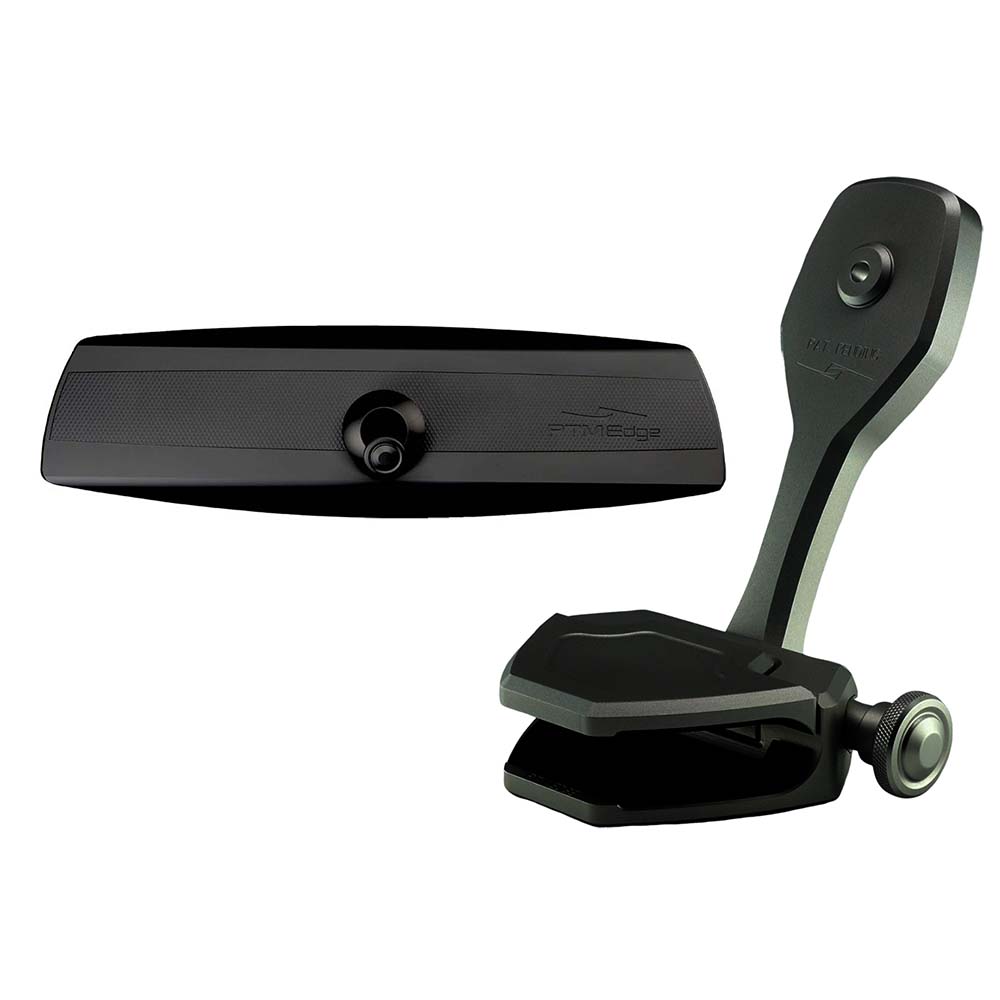 PTM Edge Mirror/Bracket Kit w/VR-140 Elite Mirror ZXR-300 (Black) [P12848-1300TEBBK] - Houseboatparts.com