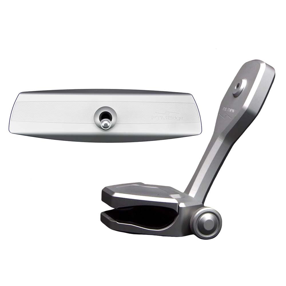 PTM Edge Mirror/Bracket Kit w/VR-140 Elite Mirror ZXR-320 (Silver) [P12848-1320TEBCL] - Houseboatparts.com