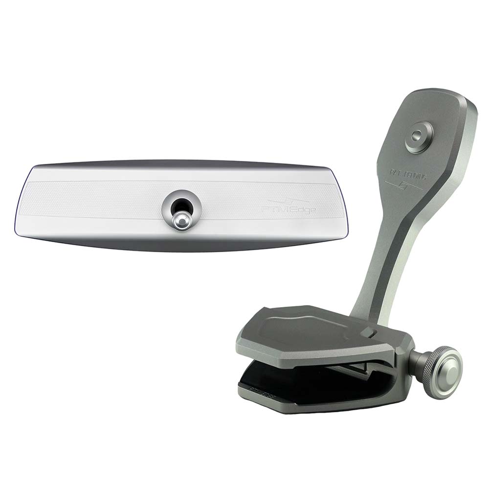 PTM Edge Mirror/Bracket Kit w/VR-140 Elite Mirror ZXR-360 (Silver) [P12848-1360TEBCL] - Houseboatparts.com