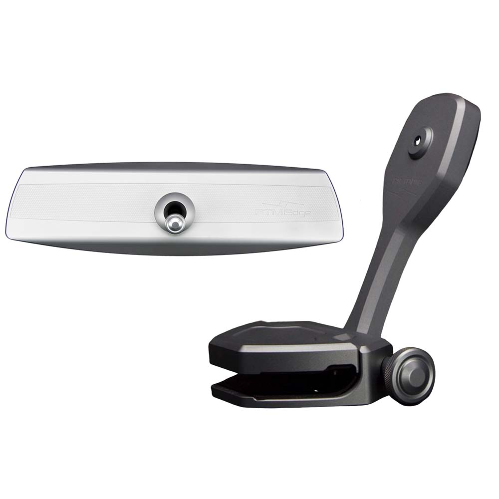 PTM Edge Mirror/Bracket Kit w/VR-140 Elite Mirror ZXR-360 (Titanium Grey) [P12848-1360TEBGR] - Houseboatparts.com