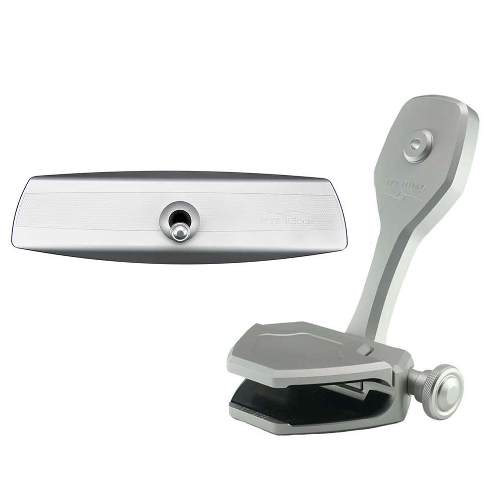 PTM Edge Mirror/Bracket Kit w/VR-140 Elite Mirror ZXR-361 (Silver) [P12848-1361TEBCL] - Houseboatparts.com