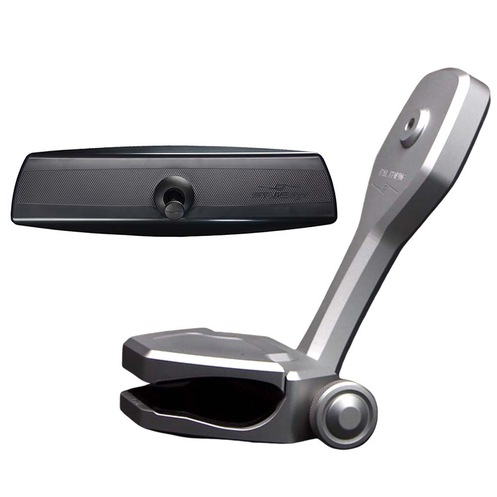 PTM Edge Mirror/Bracket Kit w/VR-140 PRO Mirror ZXR-320 (Silver) [P12848-2320TEBCL] - Houseboatparts.com
