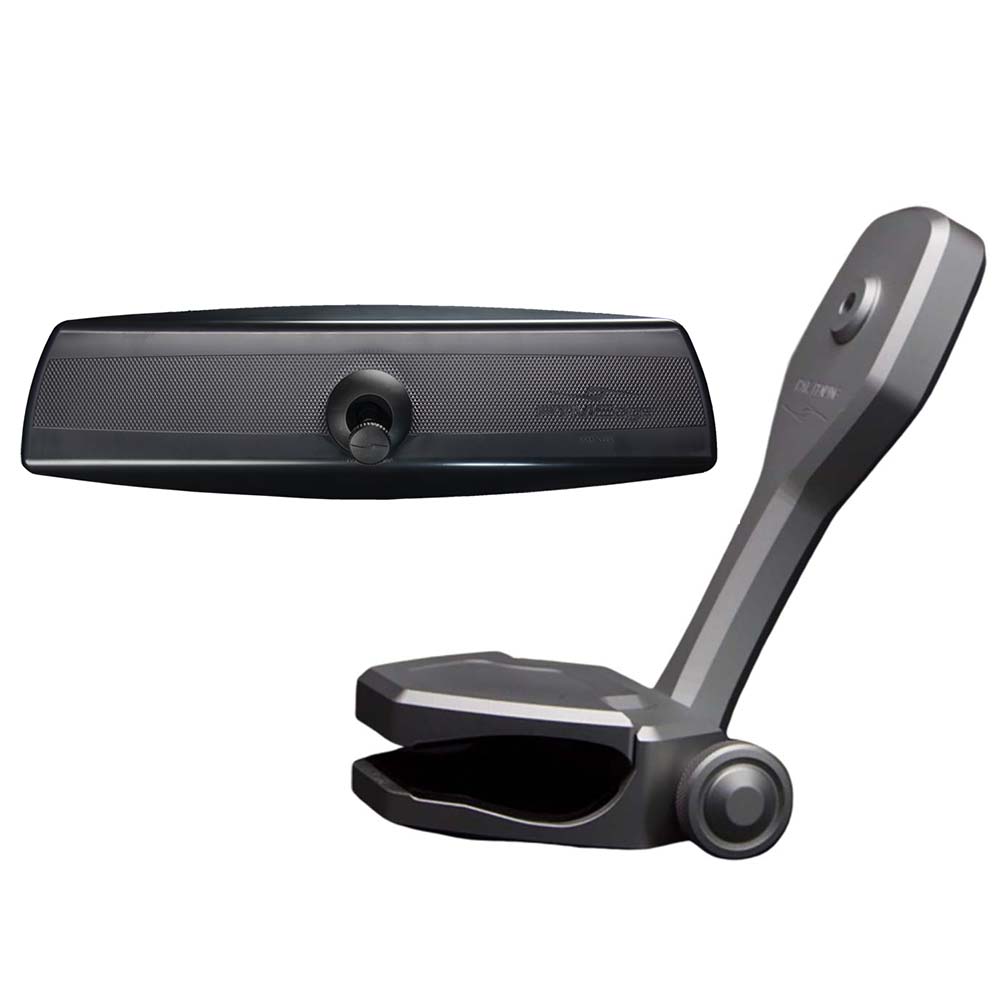 PTM Edge Mirror/Bracket Kit w/VR-140 PRO Mirror ZXR-320 (Titanium Grey) [P12848-2320TEBGR] - Houseboatparts.com