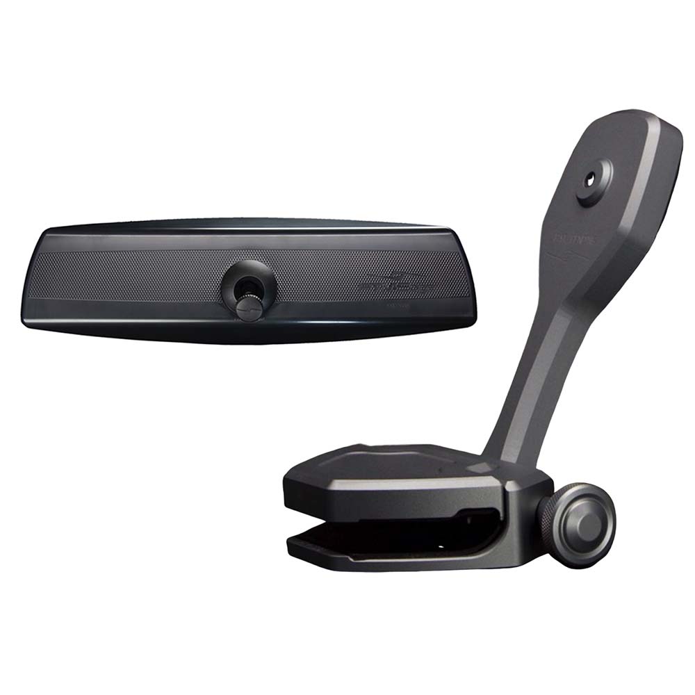 PTM Edge Mirror/Bracket Kit w/VR-140 PRO Mirror ZXR-360 (Titanium Grey) [P12848-2360TEBGR] - Houseboatparts.com