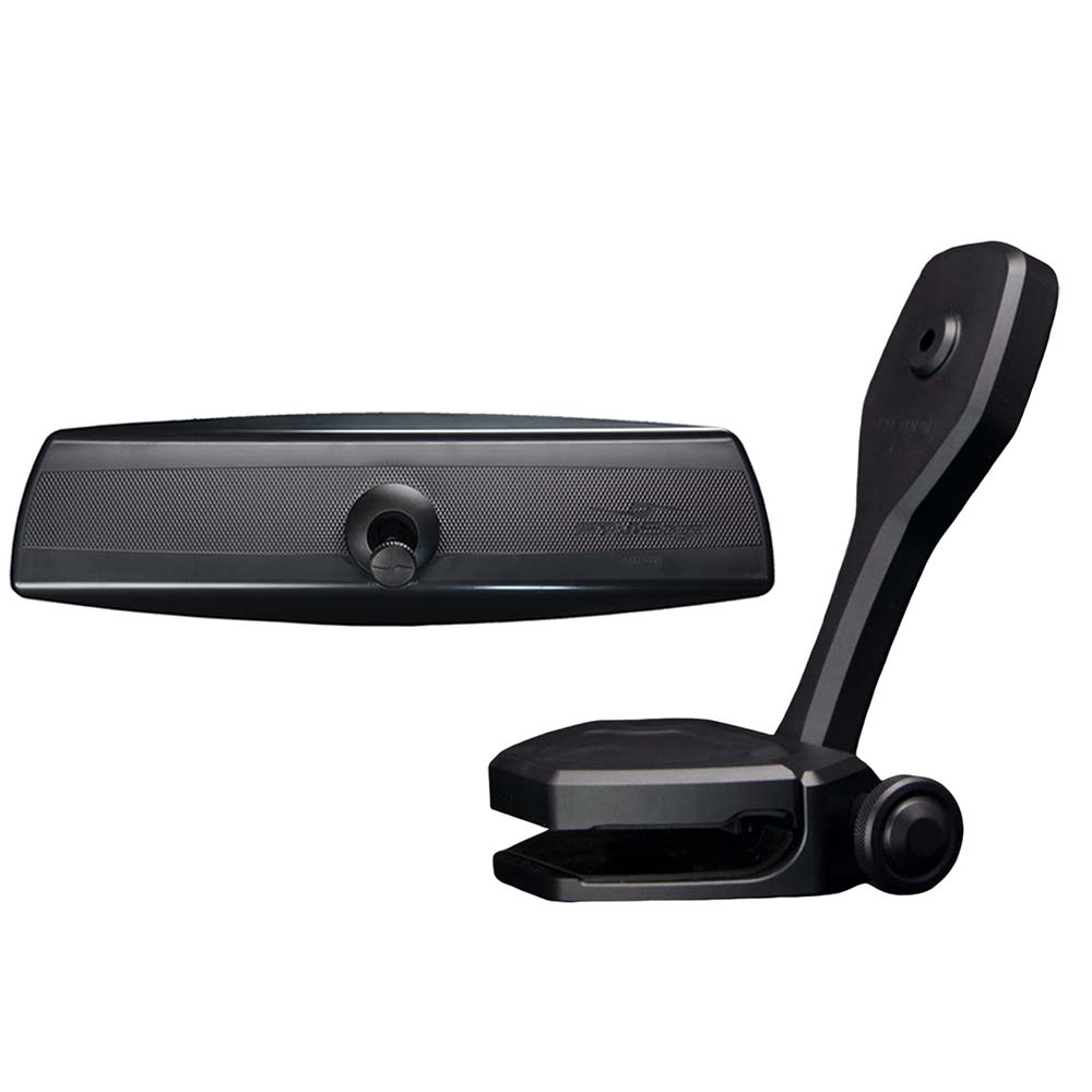 PTM Edge Mirror/Bracket Kit w/VR-140 PRO Mirror ZXR-360 (Black) [P12848-2360TEBBK] - Houseboatparts.com