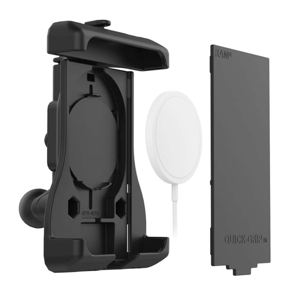 RAM Mount RAM Quick-Grip Holder w/Ball f/Apple MagSafe Compatible Phones [RAM-HOL-UN15WBU] - Houseboatparts.com