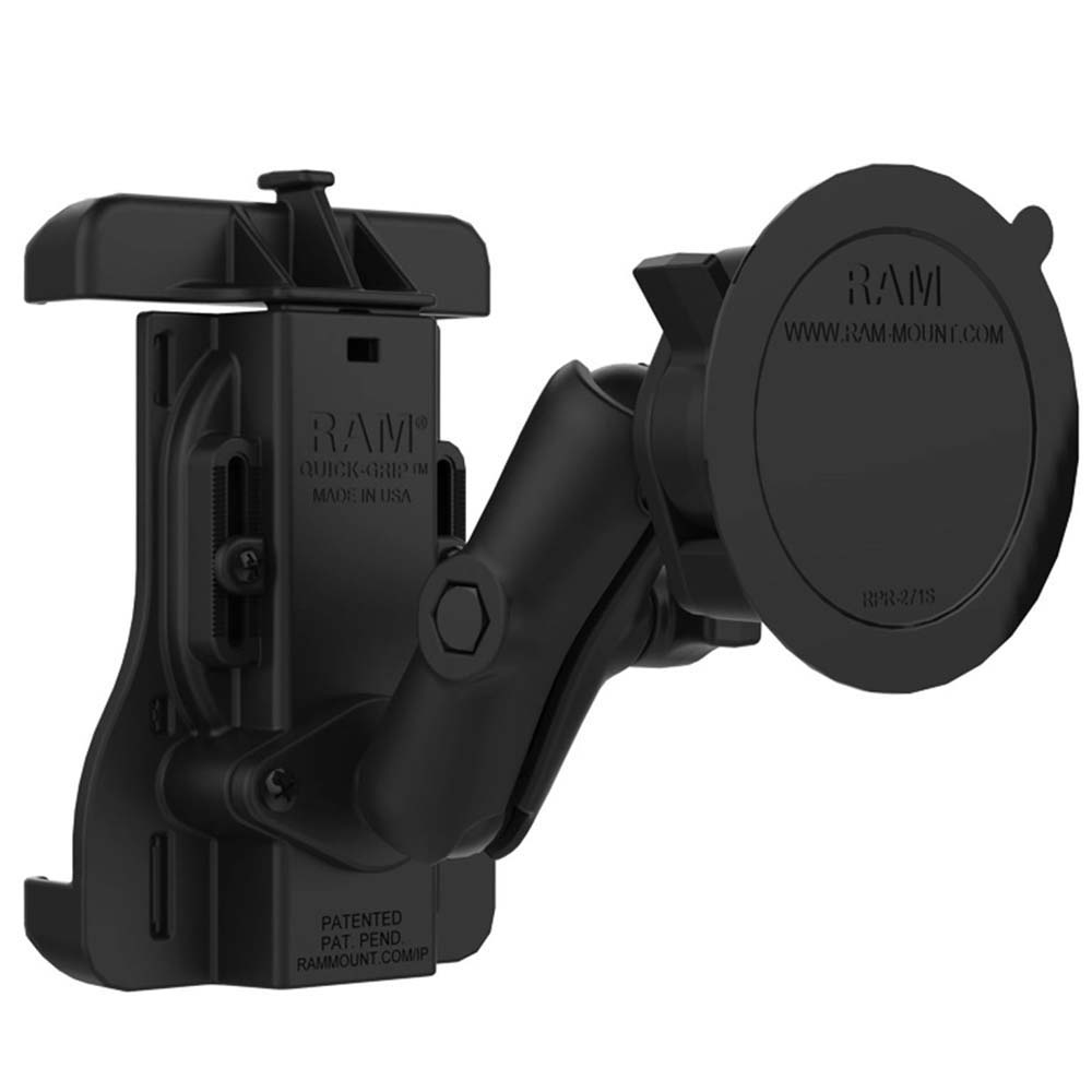 RAM Mount RAM Quick-Grip Suction Cup Mount f/Apple MagSafe Compatible Phones [RAM-B-166-UN15WU] - Houseboatparts.com