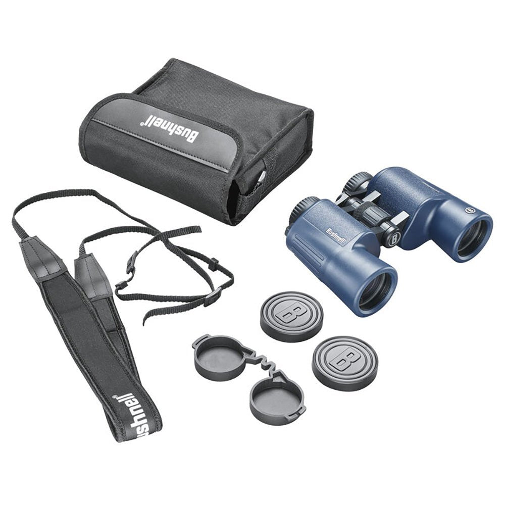 Bushnell 12x42mm H2O Binocular - Dark Blue Porro WP/FP Twist Up Eyecups [134212R] - Houseboatparts.com