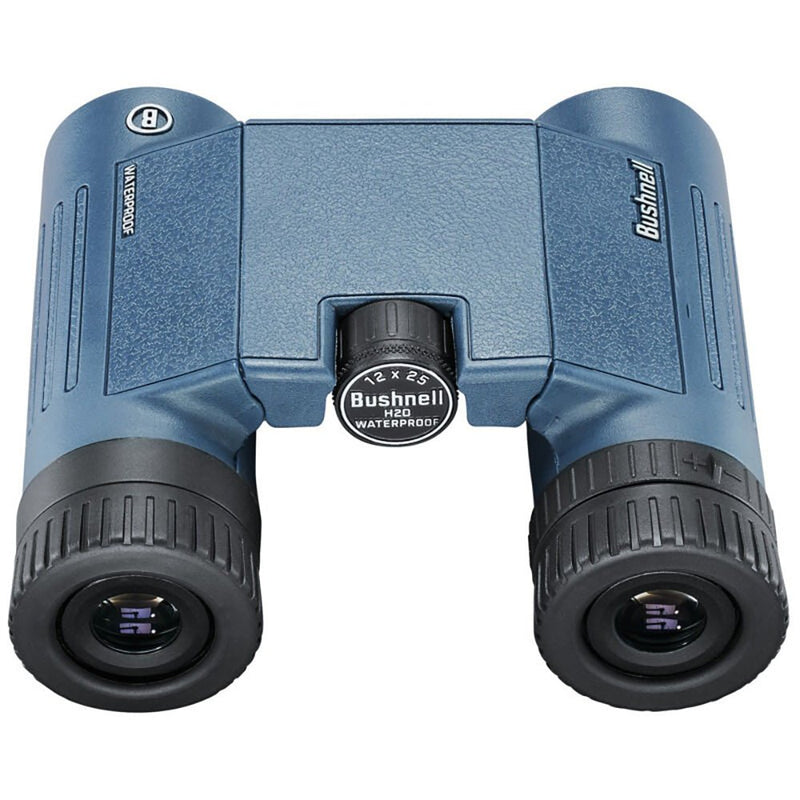 Bushnell 12x25mm H2O Binocular - Dark Blue Roof WP/FP Twist Up Eyecups [132105R] - Houseboatparts.com
