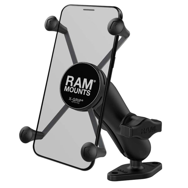 RAM Mount RAM X-Grip Large Phone Mount w/Diamond Base [RAM-B-102-UN10U] - Houseboatparts.com