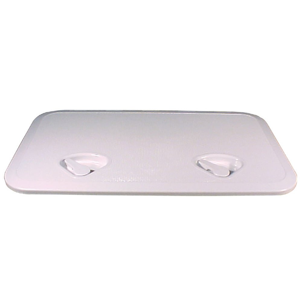 Beckson 14" x 24" Flush Hatch White - ASA Material - Acrylonitrile Styrene Acrylate [HT1424AW] - Houseboatparts.com