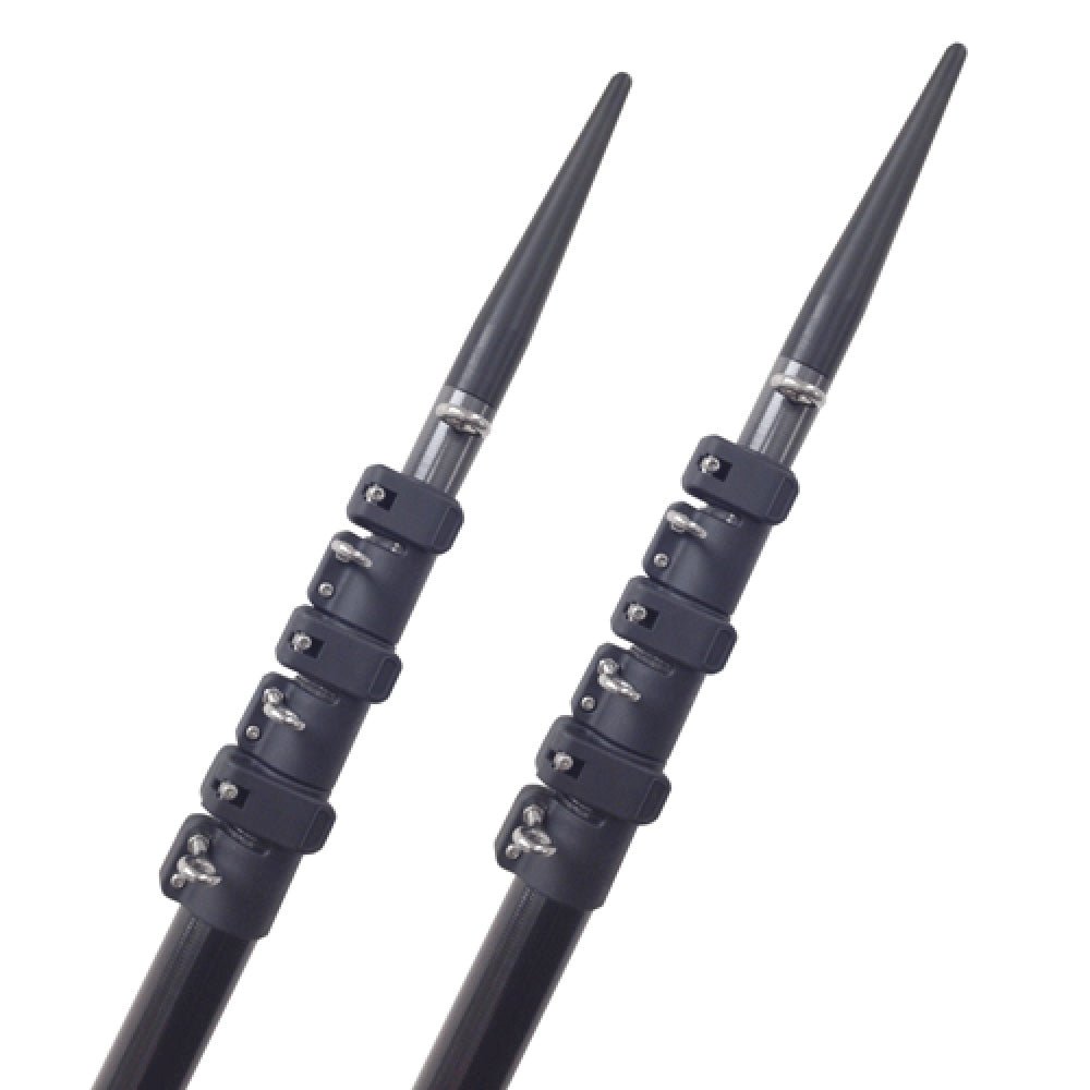 Lees 20 Telescoping Carbon Fiber Outrigger Poles f/Sidewinder Mount [CT3920] - Houseboatparts.com