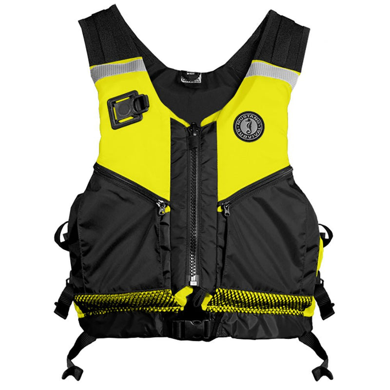 Mustang Operations Support Water Rescue Vest - Fluorescent Yellow/Green/Black - Medium/Large [MRV050WR-251-M/L-216] - Houseboatparts.com