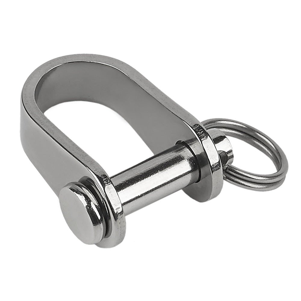 Schaefer Stamped "D" Shackle - 1/4" [93-33] - Houseboatparts.com