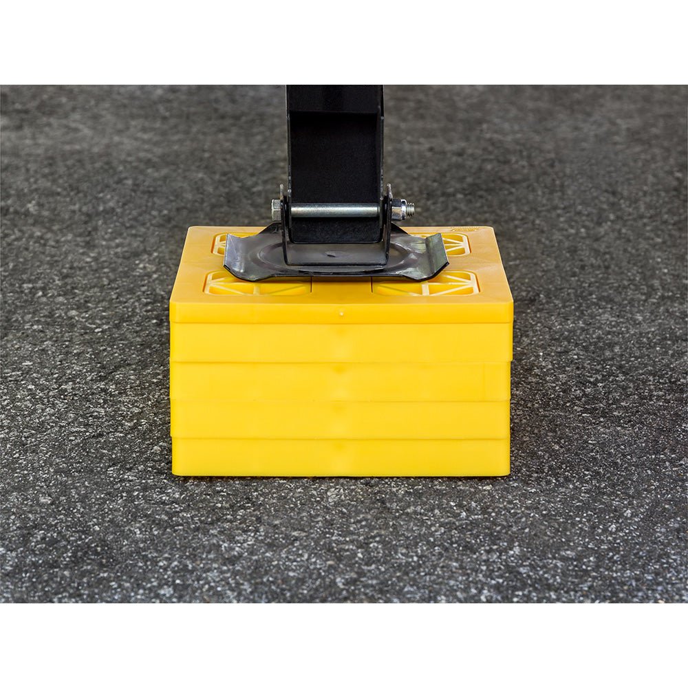 Camco FasTen Leveling Blocks w/T-Handle - 2x2 - Yellow *10-Pack [44512] - Houseboatparts.com