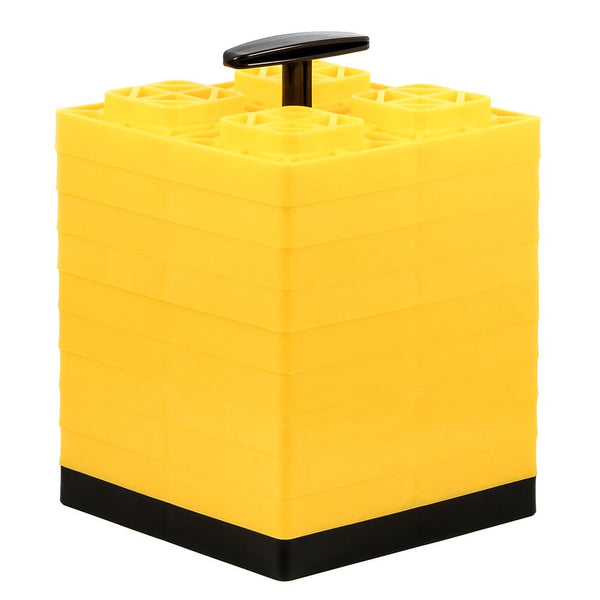 Camco FasTen Leveling Blocks w/T-Handle - 2x2 - Yellow *10-Pack [44512] - Houseboatparts.com