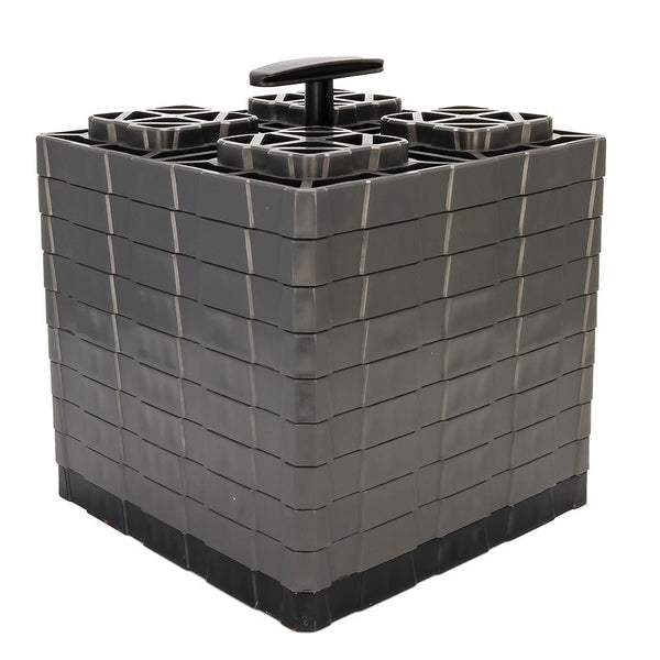Camco FasTen Leveling Blocks XL w/T-Handle - 2x2 - Grey *10-Pack [44527] - Houseboatparts.com