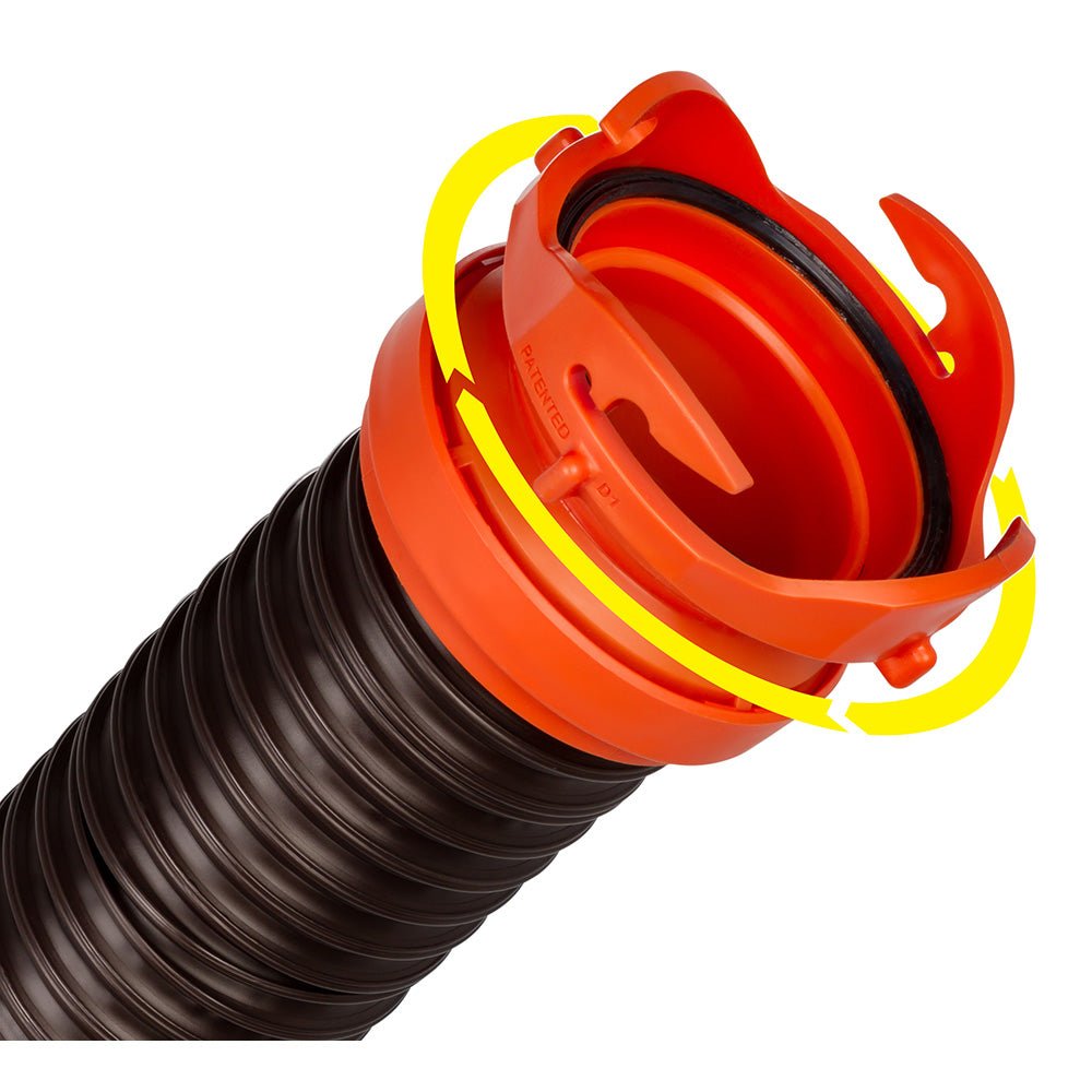 Camco RhinoFLEX 5 Sewer Hose Extension w/Swivel Bayonet Lug [39765] - Houseboatparts.com