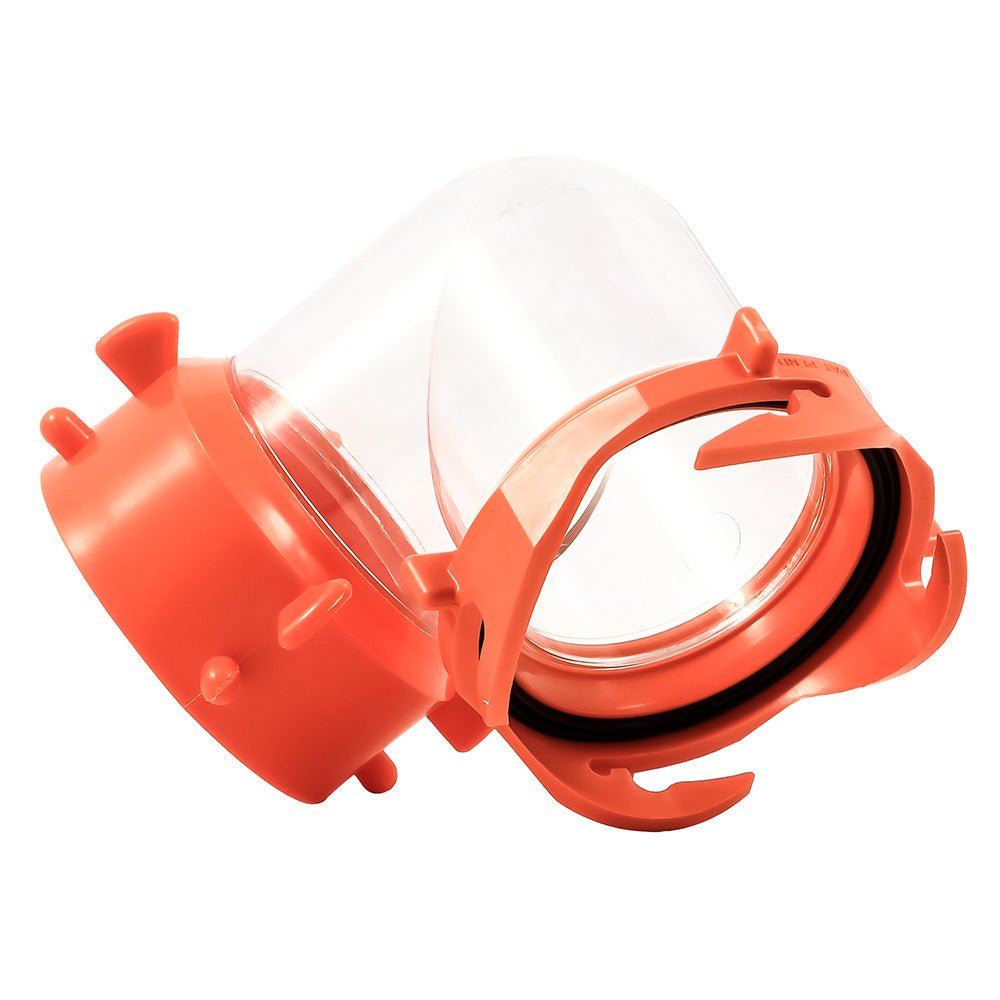 Camco RhinoFLEX 90-Degree Swivel Fitting Clear [39857] - Houseboatparts.com