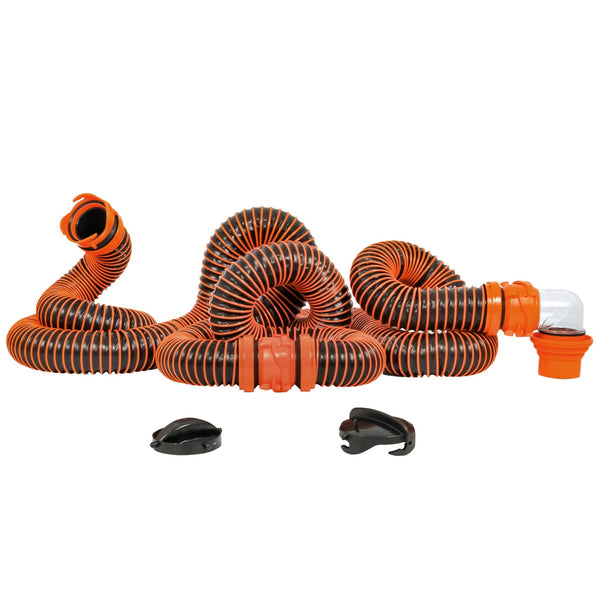 Camco RhinoEXTREME 20 Sewer Hose Kit w/4 In 1 Elbow Caps [39867] - Houseboatparts.com