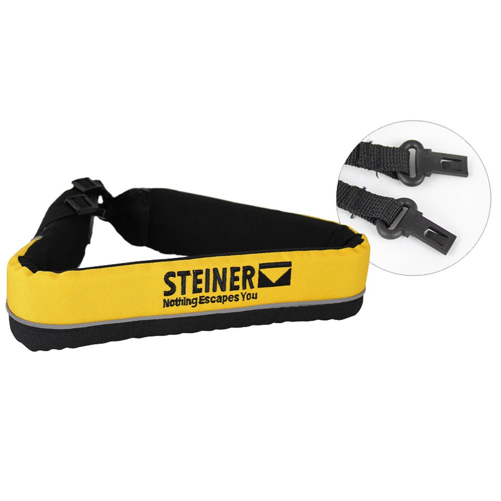 Steiner Yellow Floating Strap f/ Select ClicLoc Binoculars [76803] - Houseboatparts.com