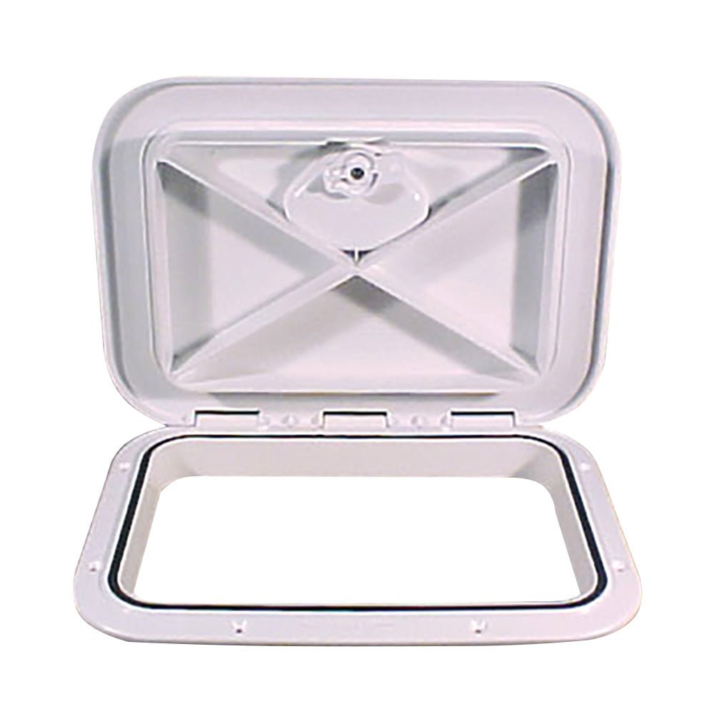 Beckson 11" x 15" Flush Hatch White - ASA Material - Acrylonitrile Styrene Acrylate [HT1115AW] - Houseboatparts.com