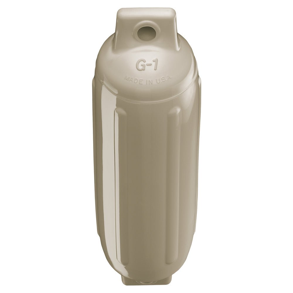 Polyform G-1 Twin Eye Fender 3.5" x 12.8" - Sand [G-1-SANDWO] - Houseboatparts.com