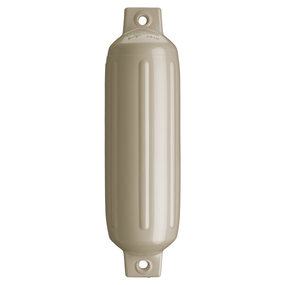 Polyform G-2 Twin Eye Fender 4.5" x 15.5" - Sand [G-2-SANDWO] - Houseboatparts.com