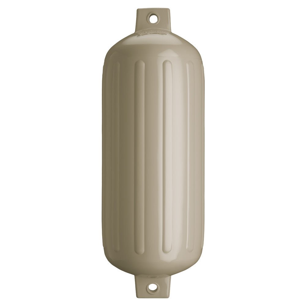 Polyform G-6 Twin Eye Fender 11" x 30" - Sand [G-6-SANDWO] - Houseboatparts.com