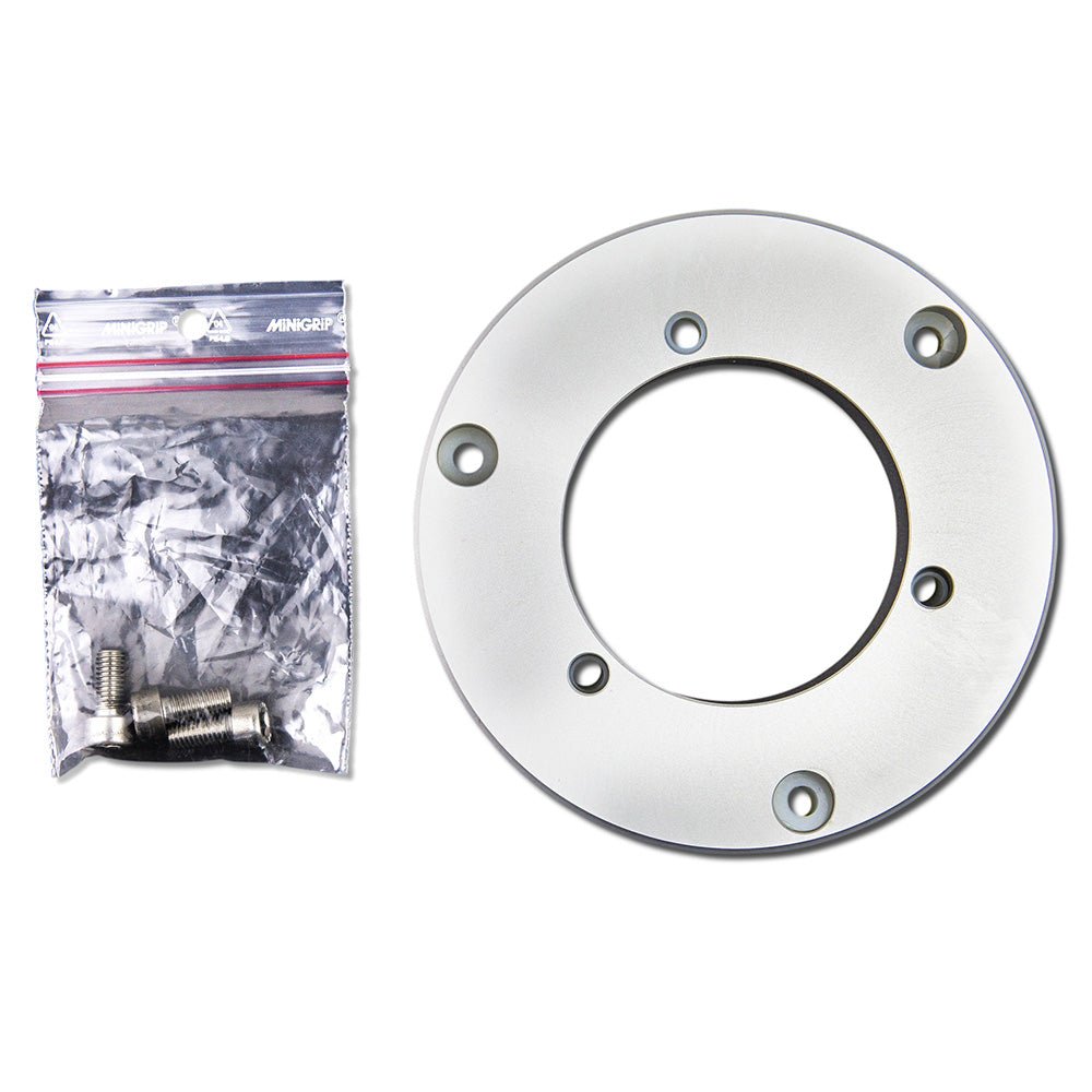 Lopolight Circular Baseplate f/Horizontal Mount Lights - Aluminum - Silver [400-401] - Houseboatparts.com