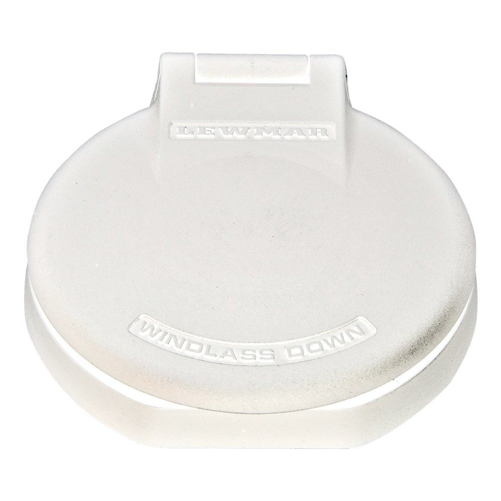 Lewmar Deck Foot Switch - Windlass Down - White Plastic [68000918] - Houseboatparts.com