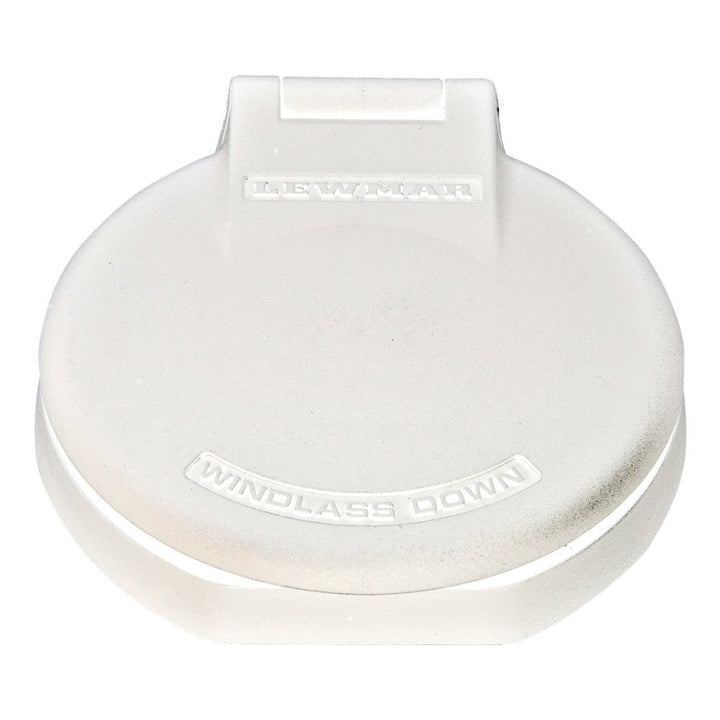 Lewmar Deck Foot Switch - Windlass Down - White Plastic [68000918] - Houseboatparts.com