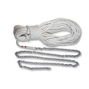 Lewmar Premium Anchor Rode 215 - 15 of 1/4" Chain 200 of 1/2" Rope w/Shackle [HM15HT200PX] - Houseboatparts.com