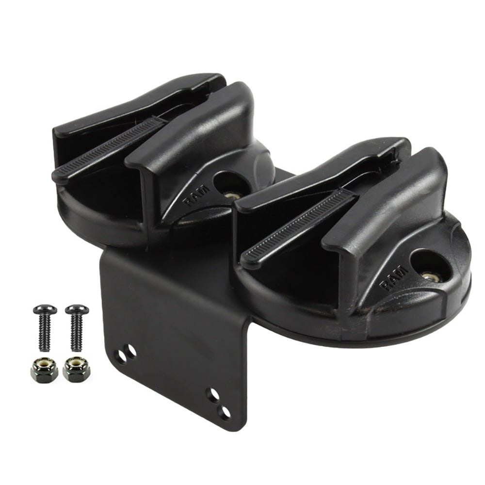 RAM Mount RAM Double Microphone Clip w/90-Degree Bracket f/RAM Tough-Box [RAM-VC-MC2] - Houseboatparts.com