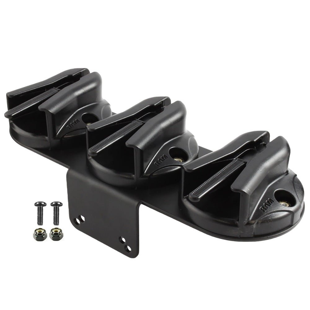 RAM Mount RAM Triple Microphone Clip w/90-Degree Bracket f/RAM Tough-Box [RAM-VC-MC3] - Houseboatparts.com