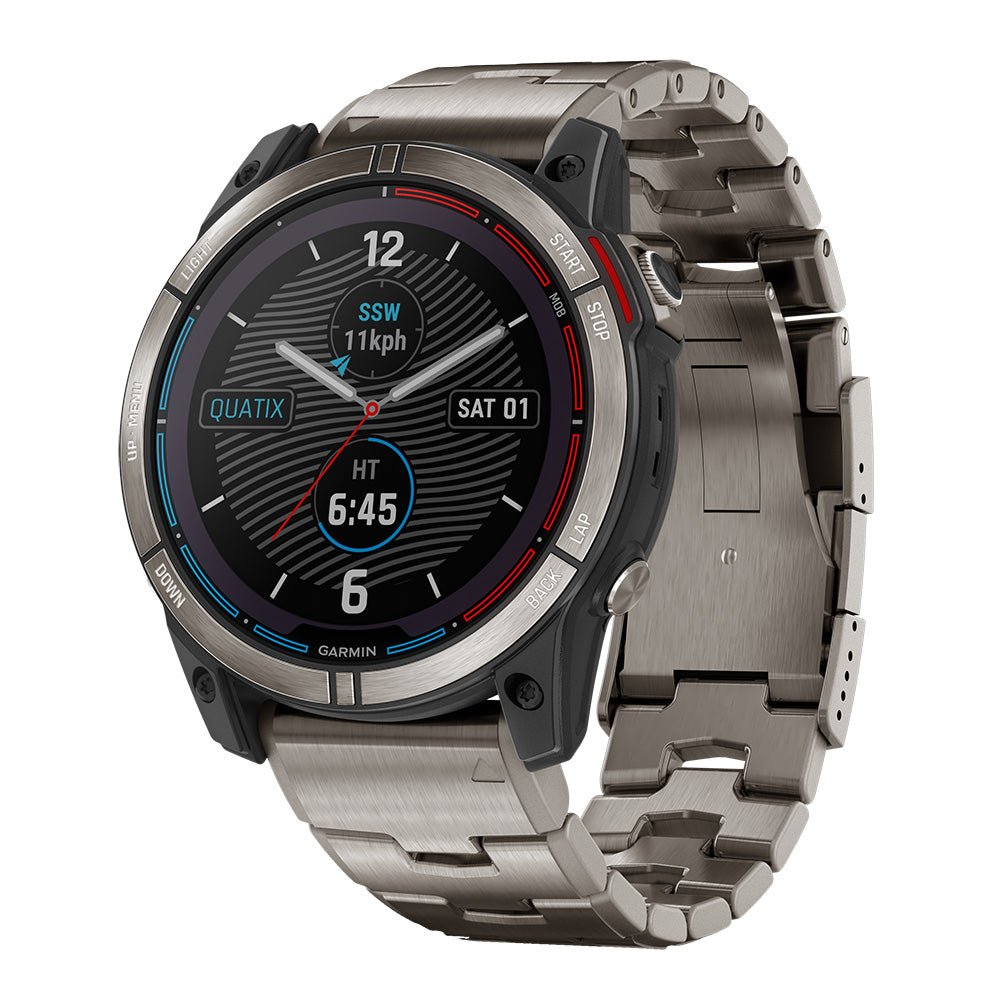 Garmin quatix 7 - Solar Edition Marine GPS Smartwatch w/Solar Charging [010-02541-60] - Houseboatparts.com