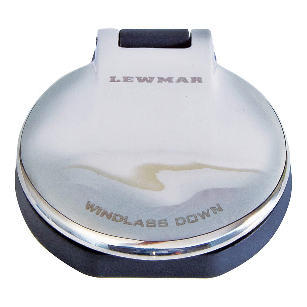 Lewmar Deck Foot Switch - Windlass Down - Stainless Steel [68000888] - Houseboatparts.com