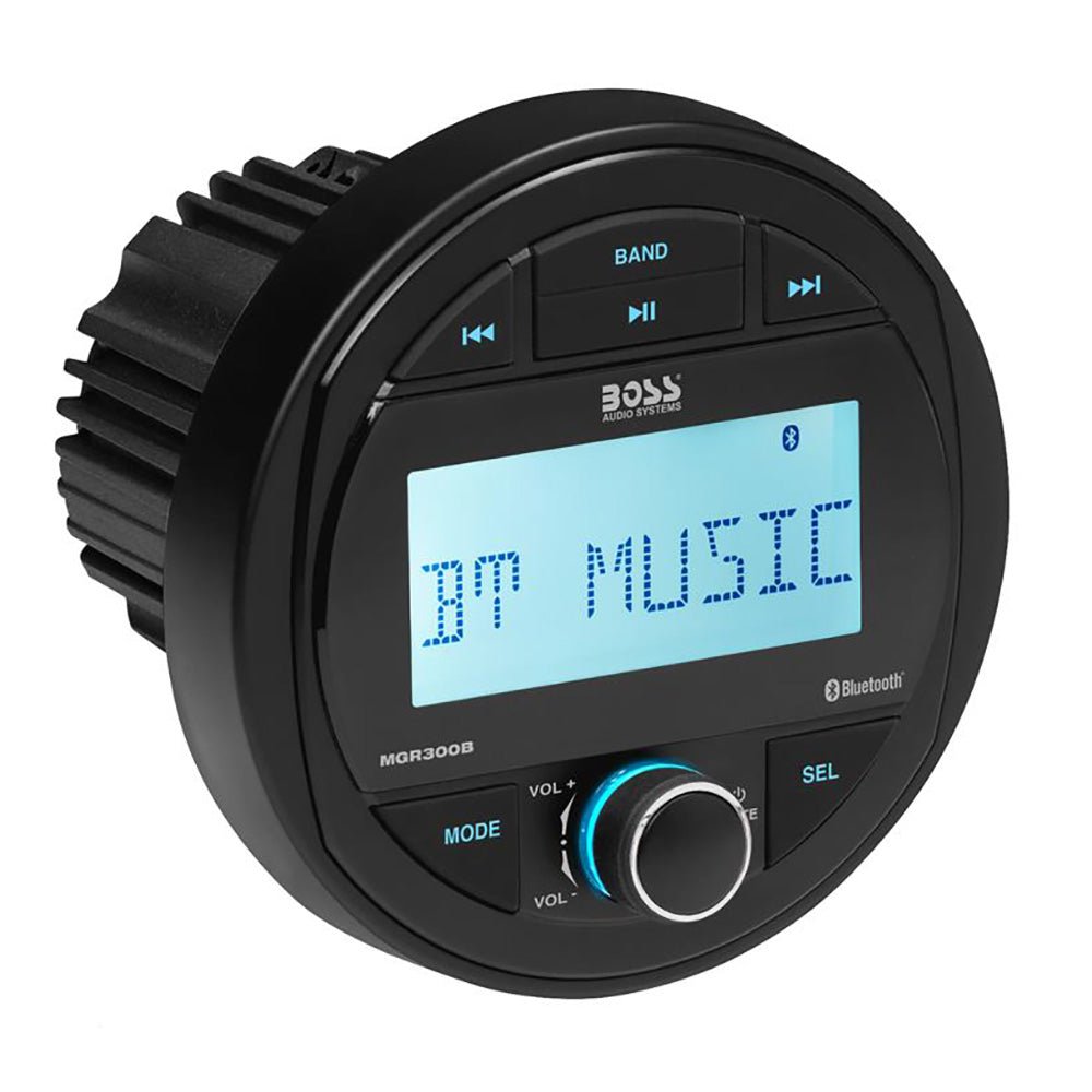 Boss Audio MGR300B Marine Stereo w/AM/FM/BT/USB [MGR300B] - Houseboatparts.com