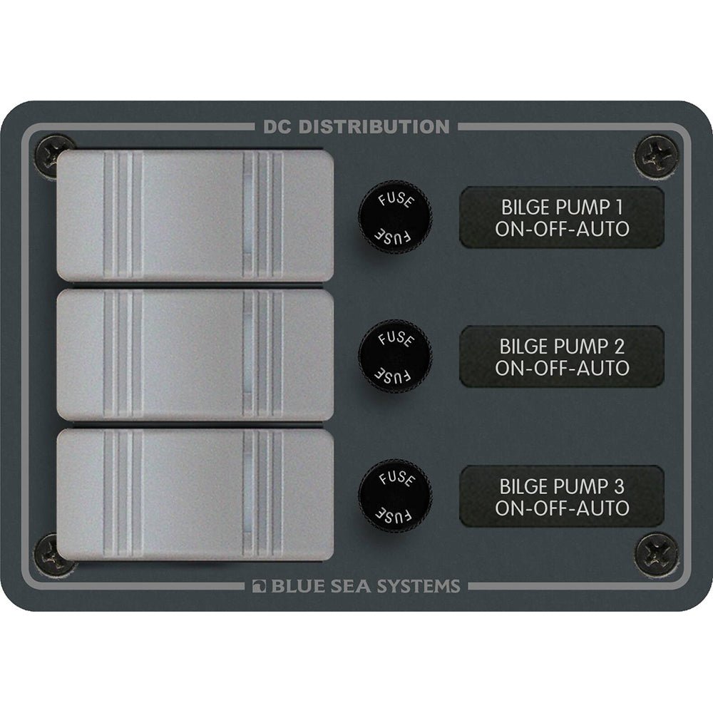 Blue Sea 8665 Contura 3 Bilge Pump Control Panel [8665] - Houseboatparts.com