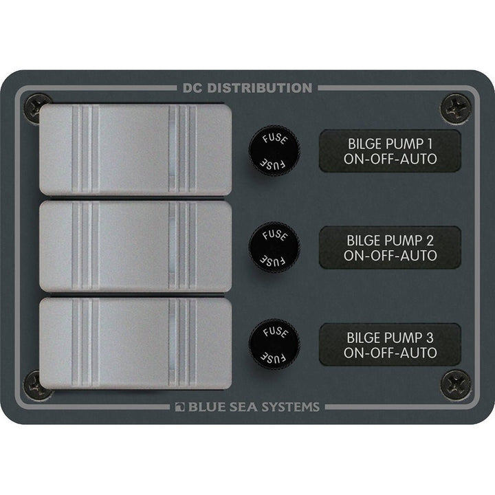 Blue Sea 8665 Contura 3 Bilge Pump Control Panel [8665] - Houseboatparts.com