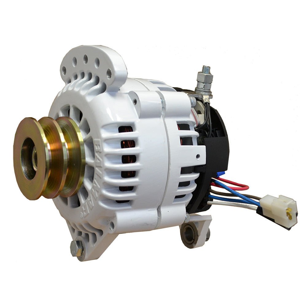 Balmar Alternator 150 AMP 12V 4" Dual Foot Saddle Dual Pulley w/Isolated Ground [604-150-DV] - Houseboatparts.com