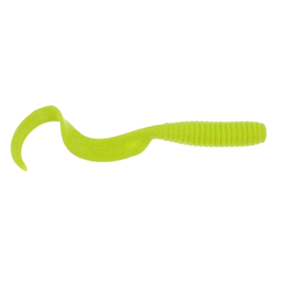 Berkley Gulp! Saltwater Grub - 5" - Chartreuse [1436830] - Houseboatparts.com