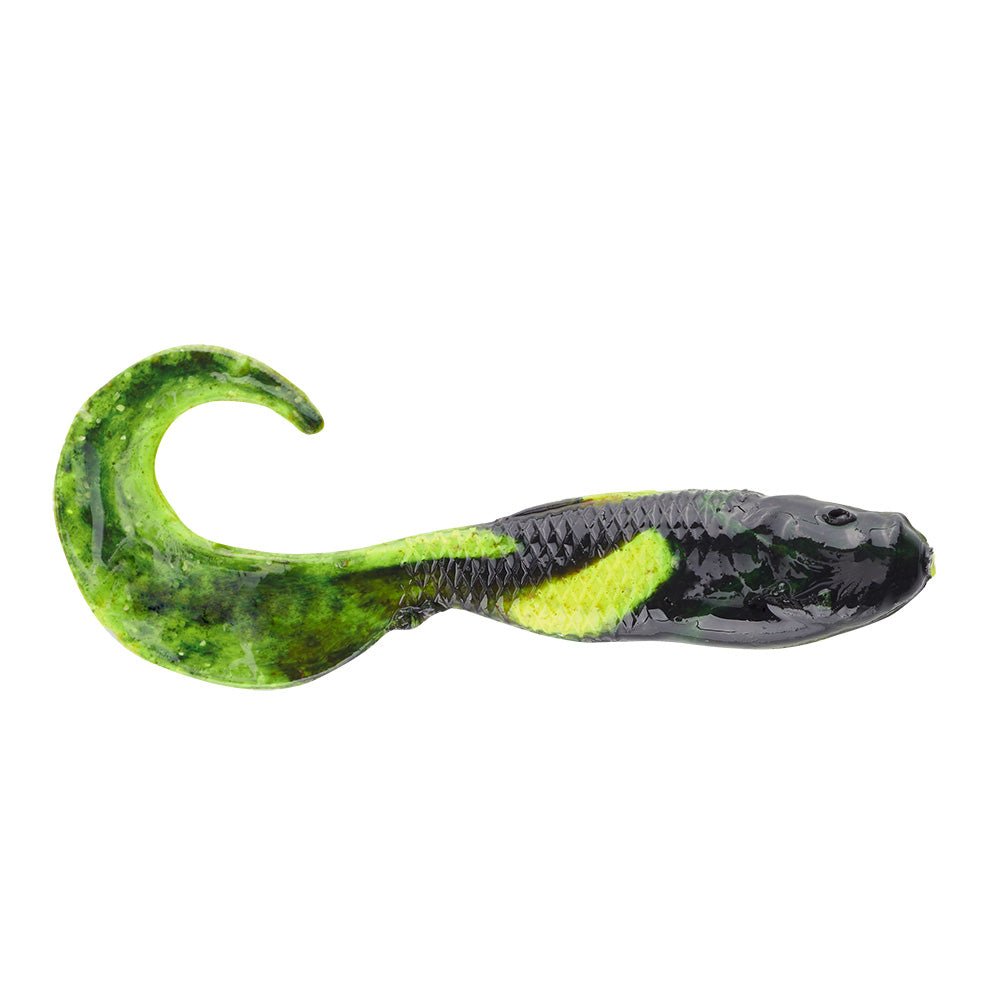 Berkley Gulp! Saltwater Swimming Mullet - 4" - Black Chartreuse Fuze [1521183] - Houseboatparts.com